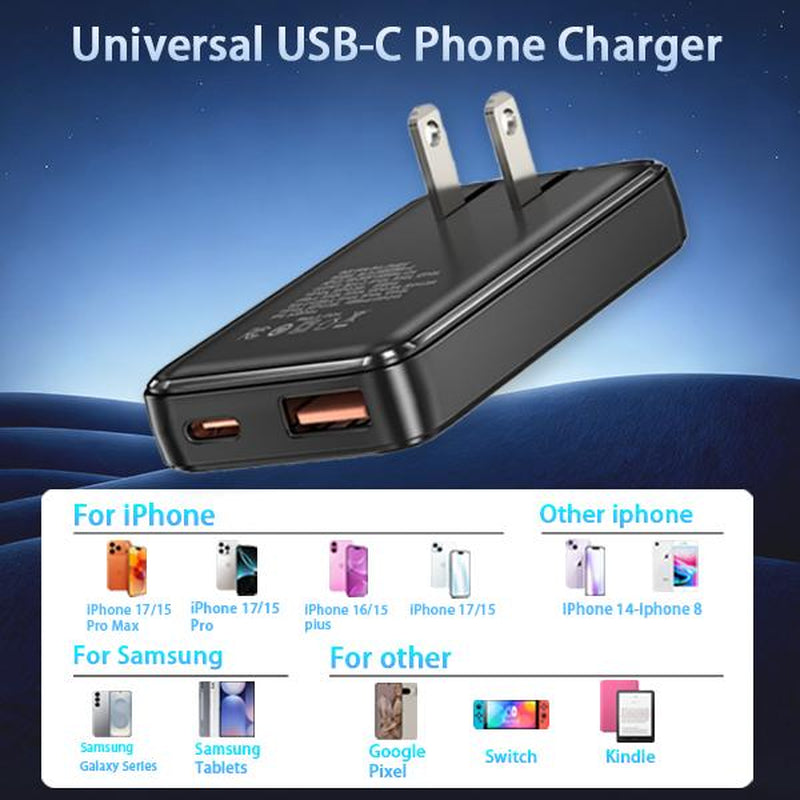 New Mini Adapter 2026 30W Charger for Iphone/Android Apple 17/Ipad/Macbook Fast Charging Not Hot Portable Lightweight for Special Christmas Gift