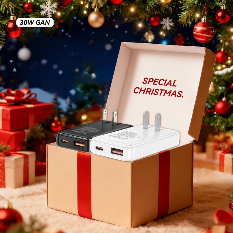 New Mini Adapter 2026 30W Charger for Iphone/Android Apple 17/Ipad/Macbook Fast Charging Not Hot Portable Lightweight for Special Christmas Gift