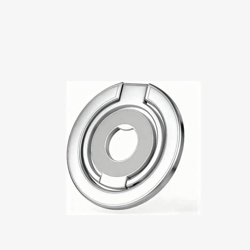 Double-Sided Magnetic Phone Finger Ring Holder,3 Fold Phone Grip for Magsafe 360° Rotation Adjustable & Compatible with Iphone 17 16 15 14 13 12 Pro Max Magsafe Accessories Android,Phone Stand